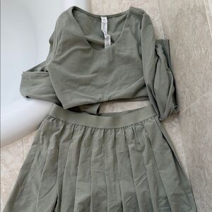 ALO Yoga Sage Ribbed set